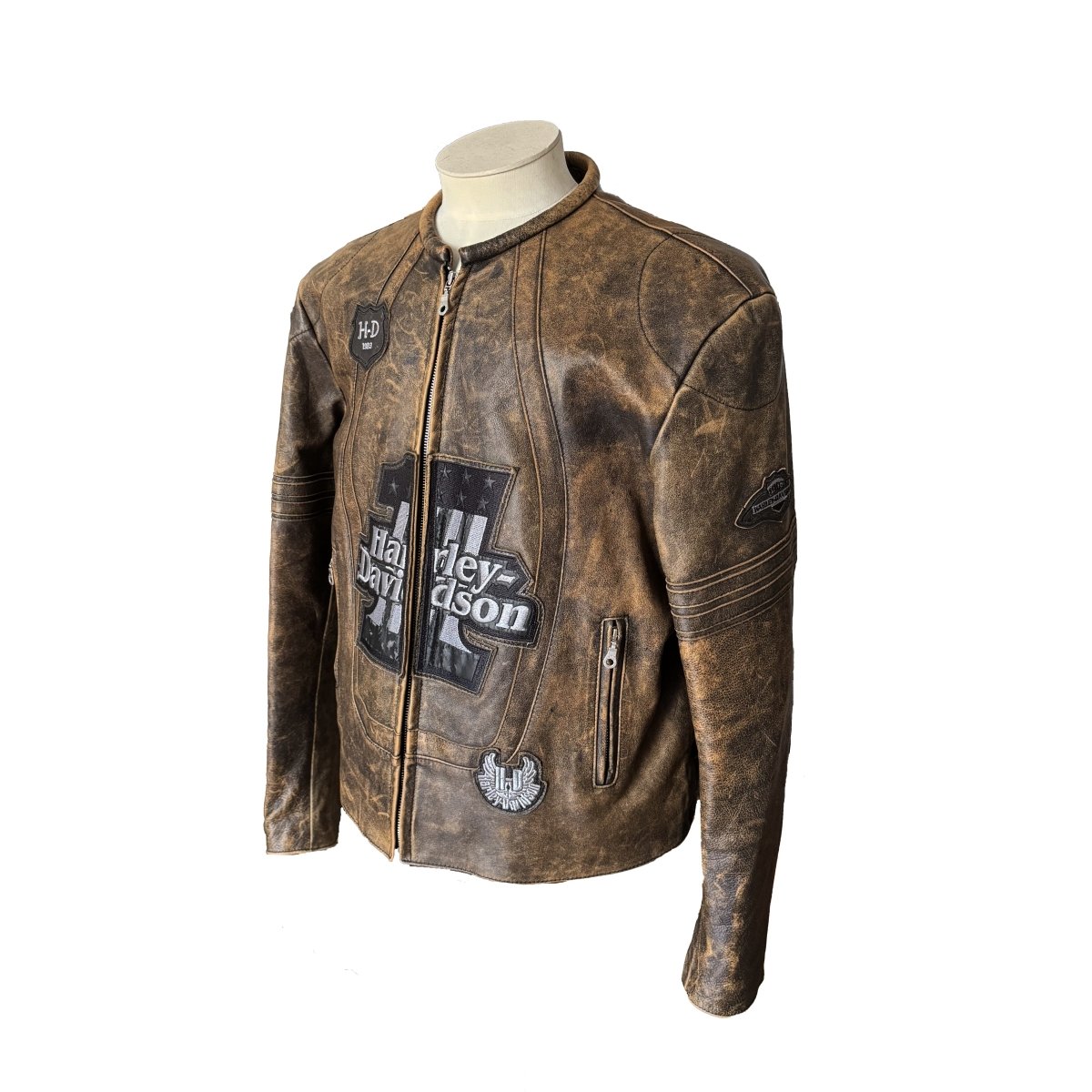 Blouson en cuir Harley-Davidson 100e anniversaire Legends Live - Le Beau Gustave