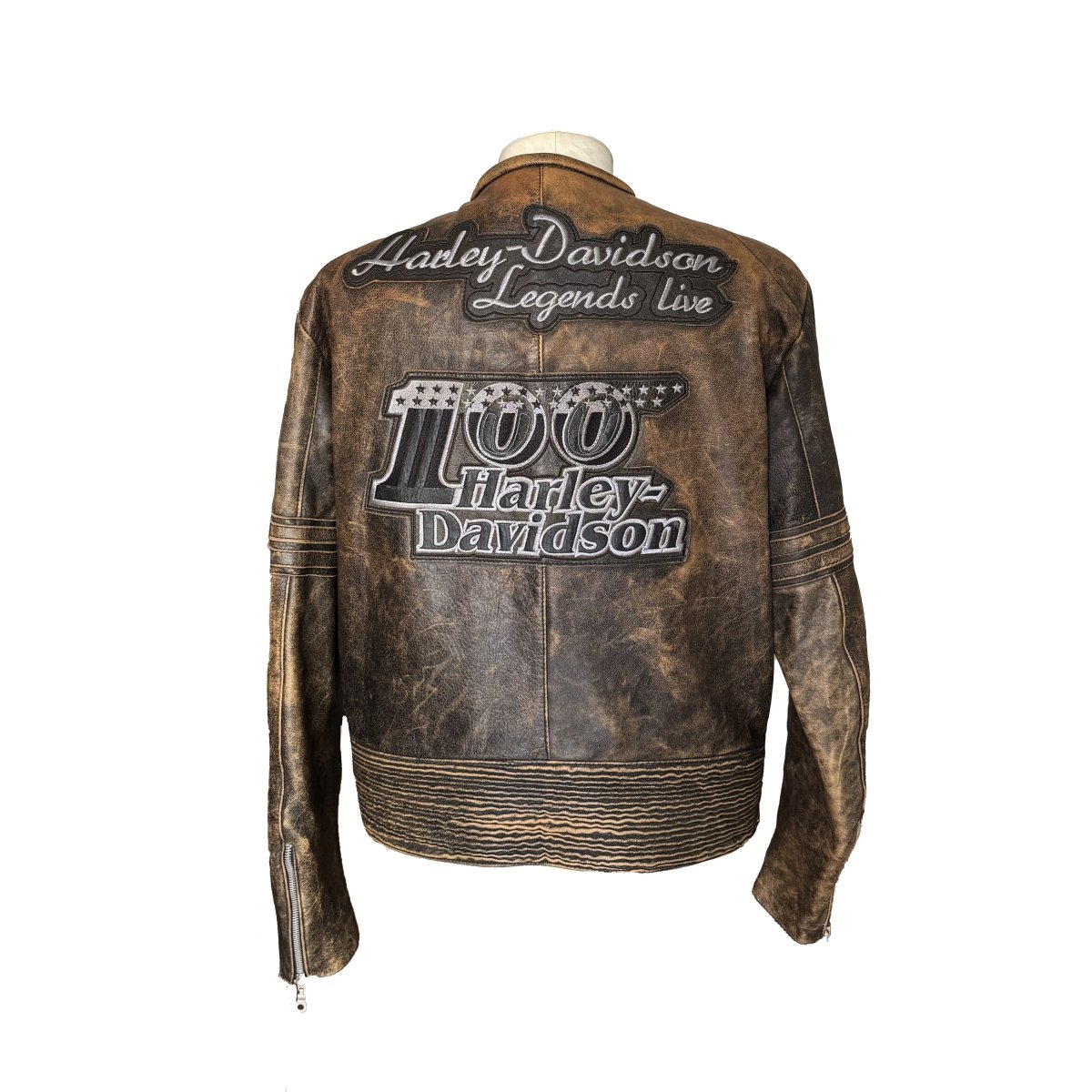 Blouson en cuir Harley-Davidson 100e anniversaire Legends Live - Le Beau Gustave