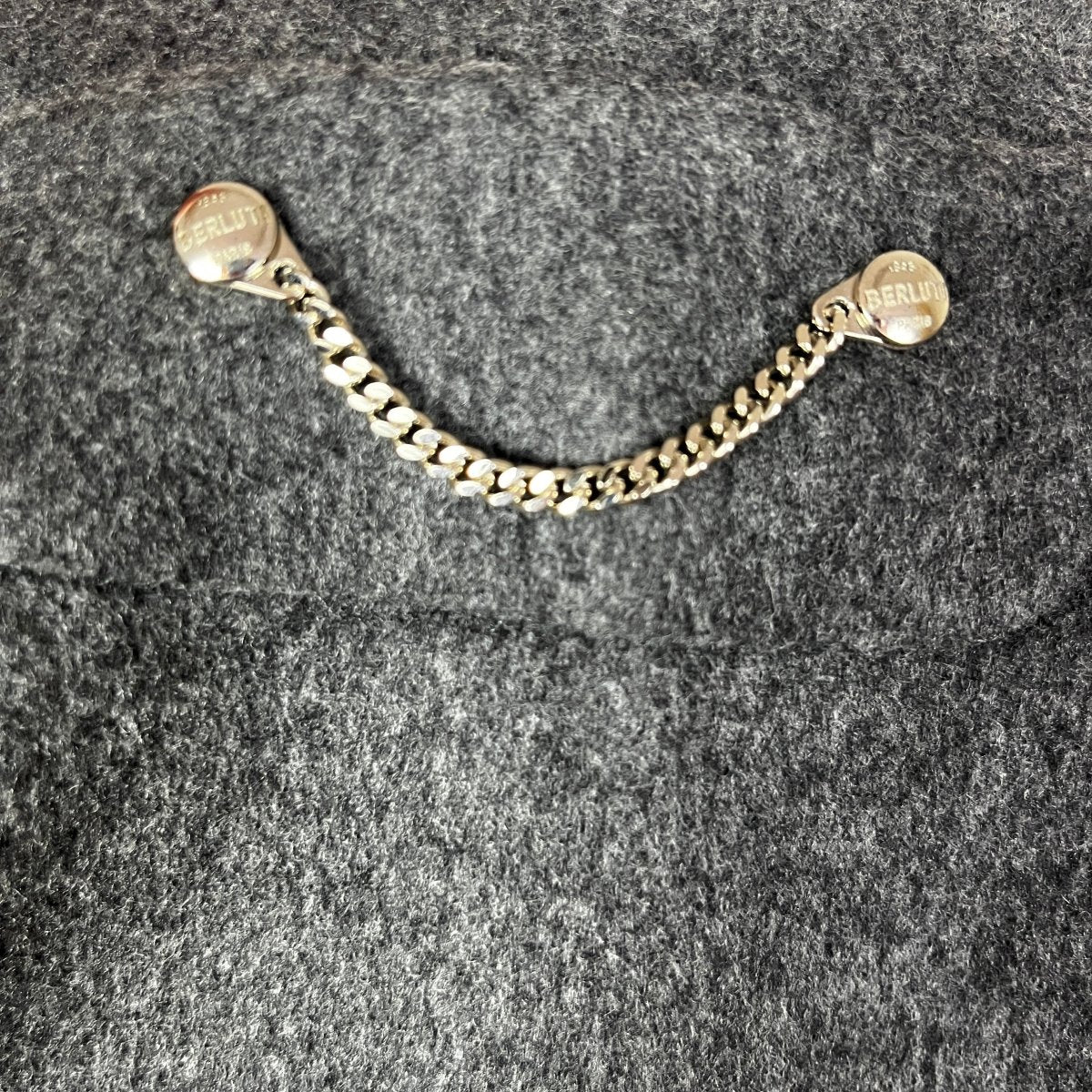 Blouson en laine et col en cuir Berluti - Le Beau Gustave