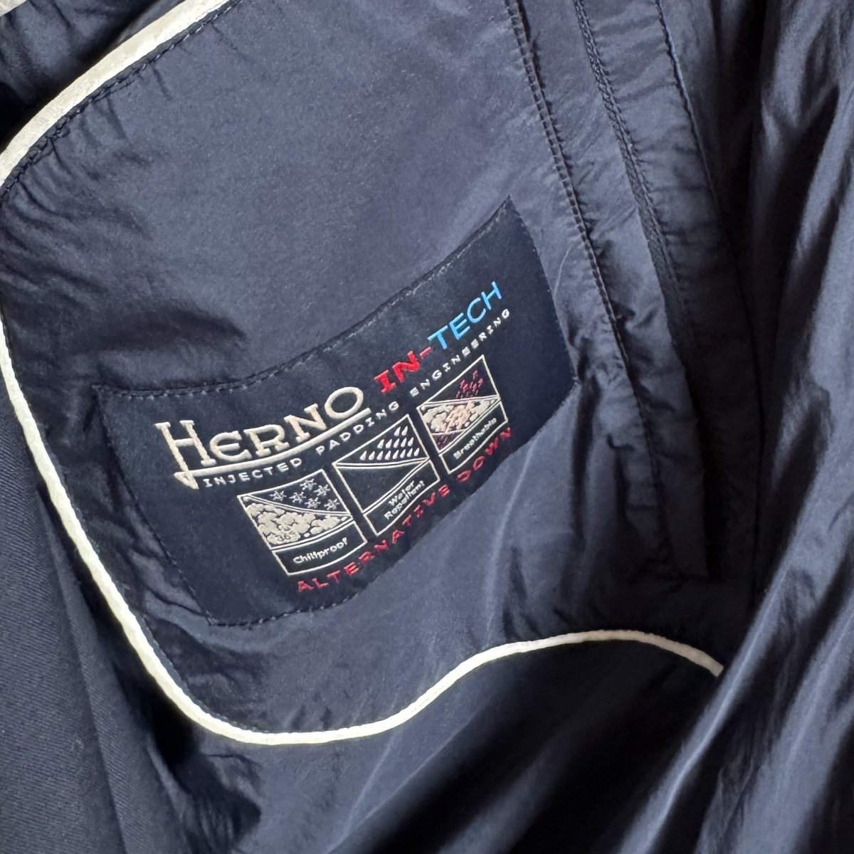Blouson Herno Il Bomberino In-Tech bleu marine - Le Beau Gustave