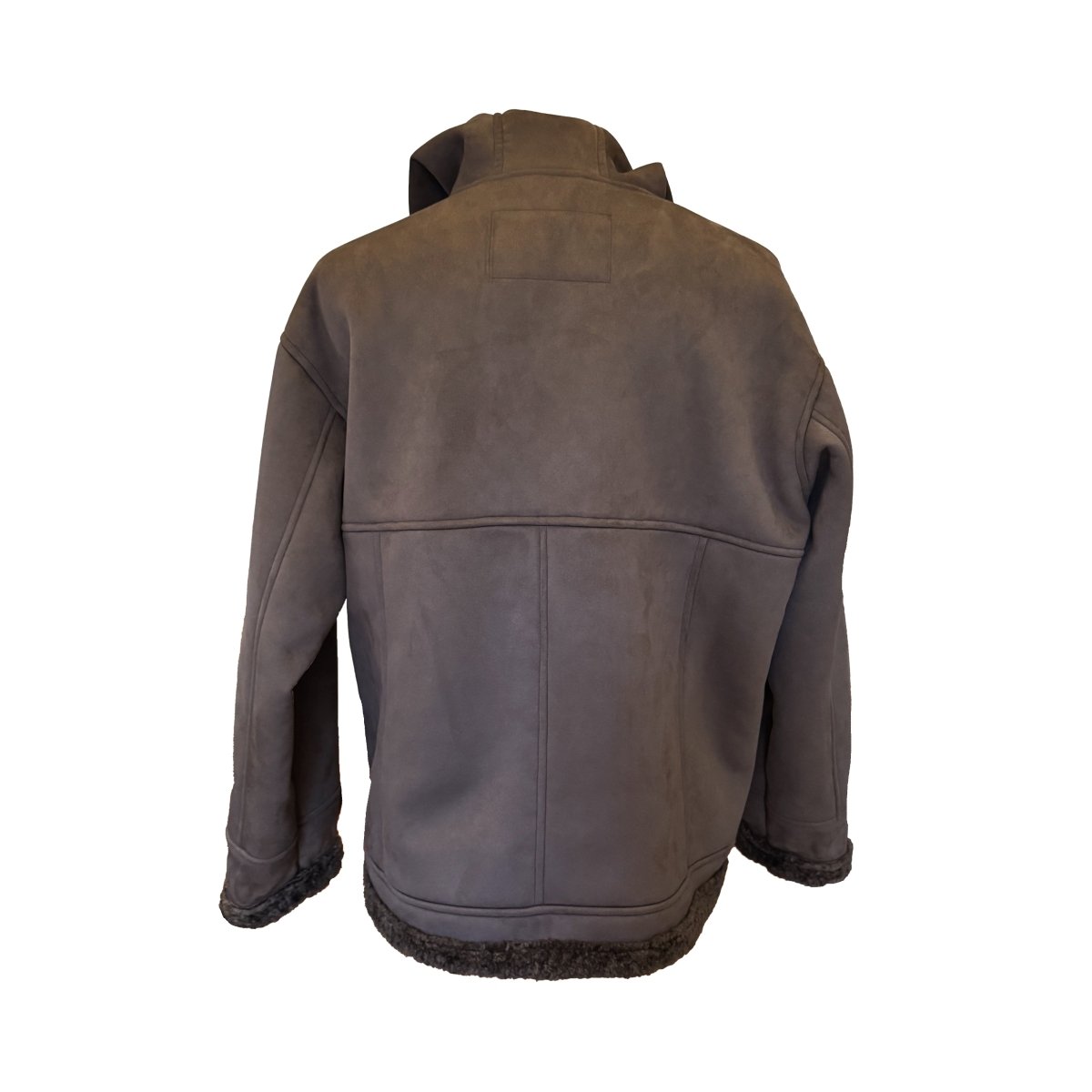 Blouson Herno marron effet peau retournée - Le Beau Gustave