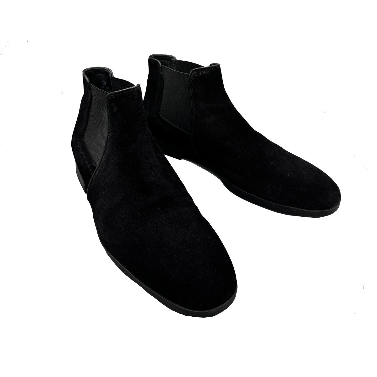 Bottines Chelsea Tod's noires en daim - Le Beau Gustave