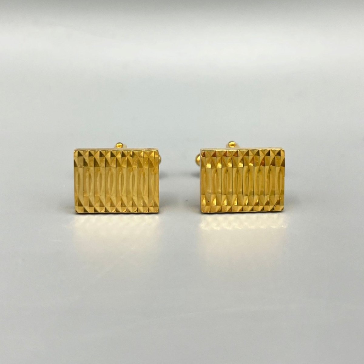 Boutons de manchette dorés - Le Beau Gustave