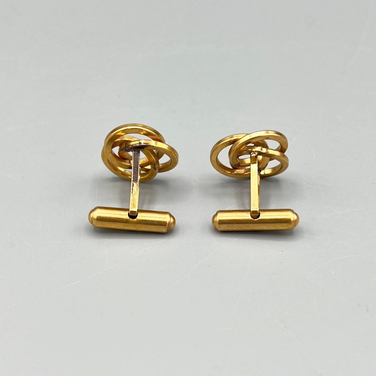 Boutons de manchette dorés Dial - Le Beau Gustave