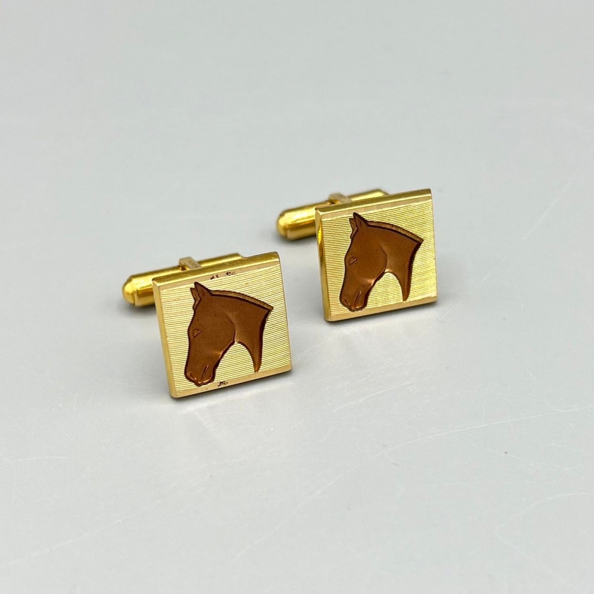 Boutons de manchette dorés Murat - Le Beau Gustave