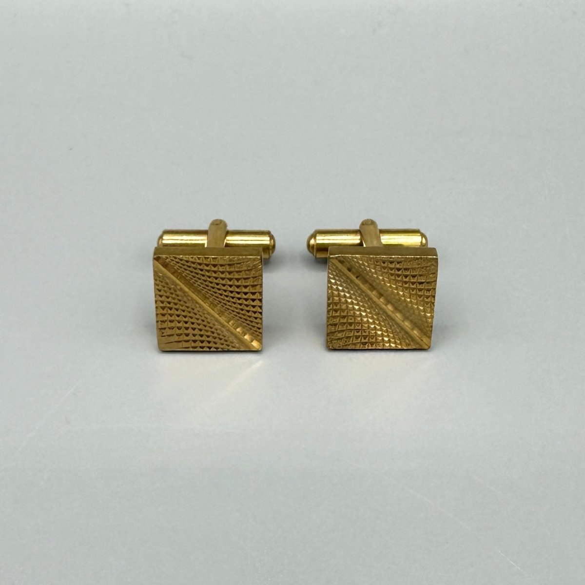 Boutons de manchette vintage dorés - Le Beau Gustave