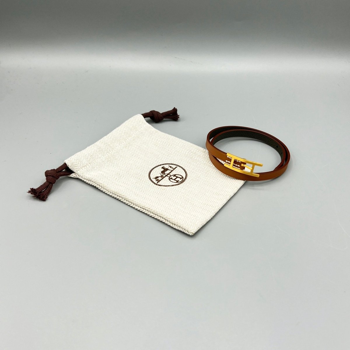 Bracelet Behapi double tour Hermès - Le Beau Gustave