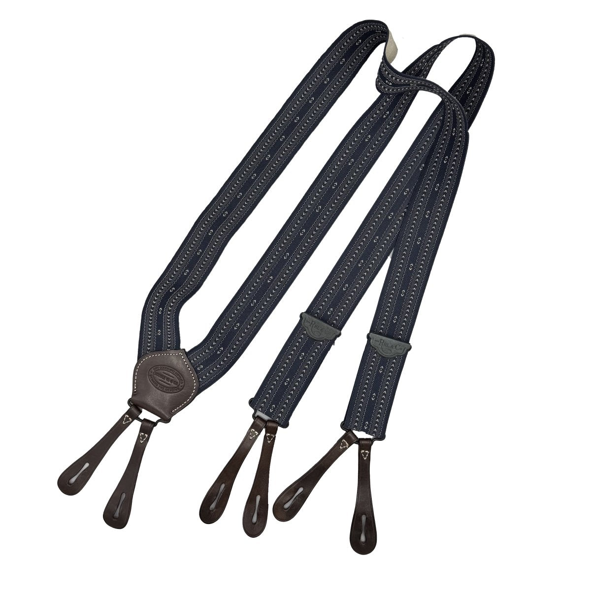 Bretelles RLL Double RL Ralph Lauren bleu marine - Le Beau Gustave