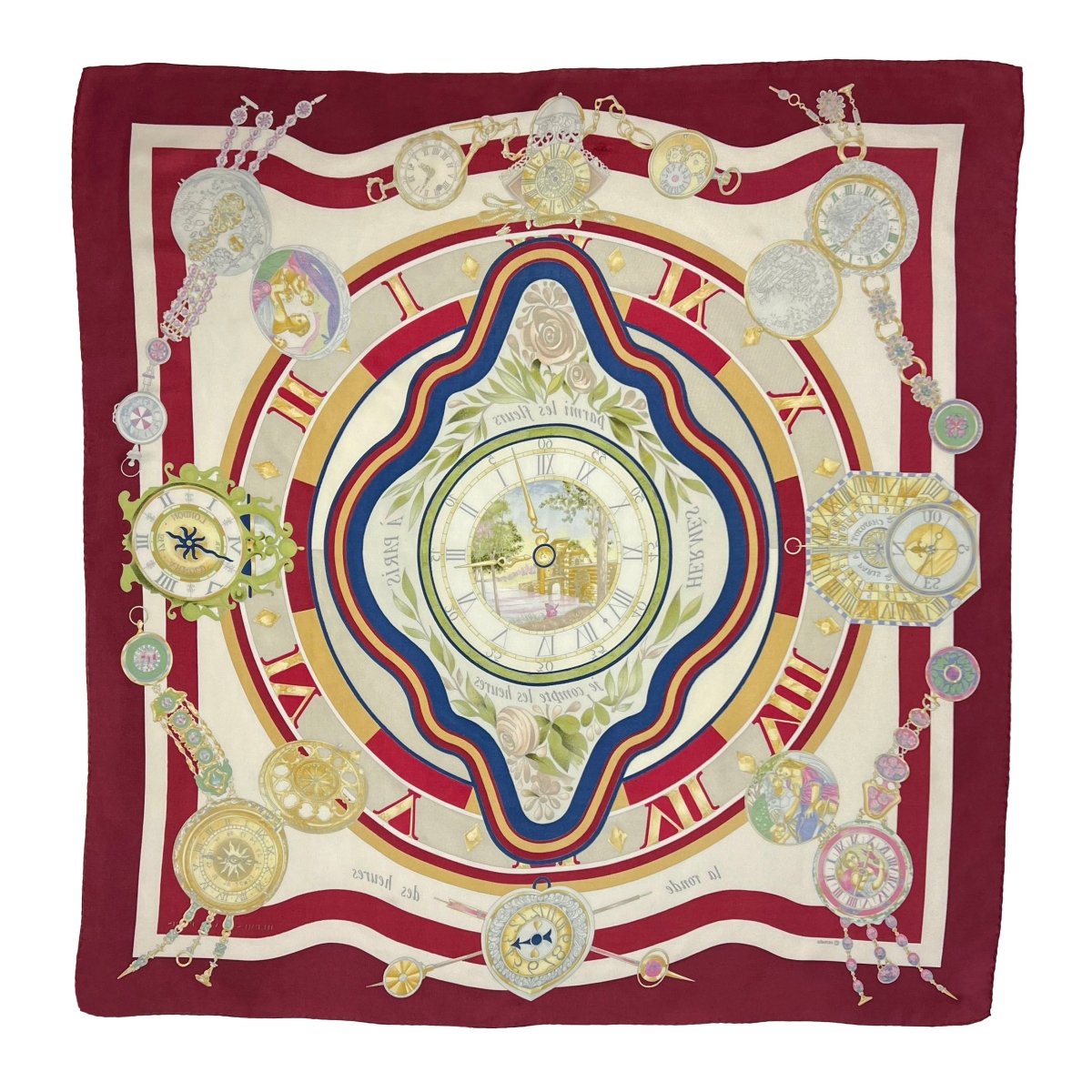 Carré Hermès - La ronde des heures - Le Beau Gustave