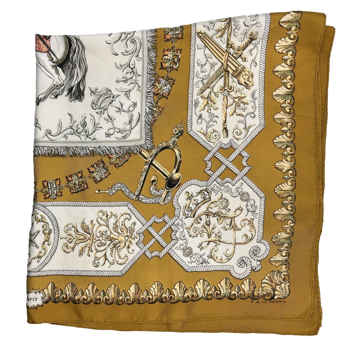 Carré Hermès "Ludovicus Magnus" par F. de La Perrière - Le Beau Gustave