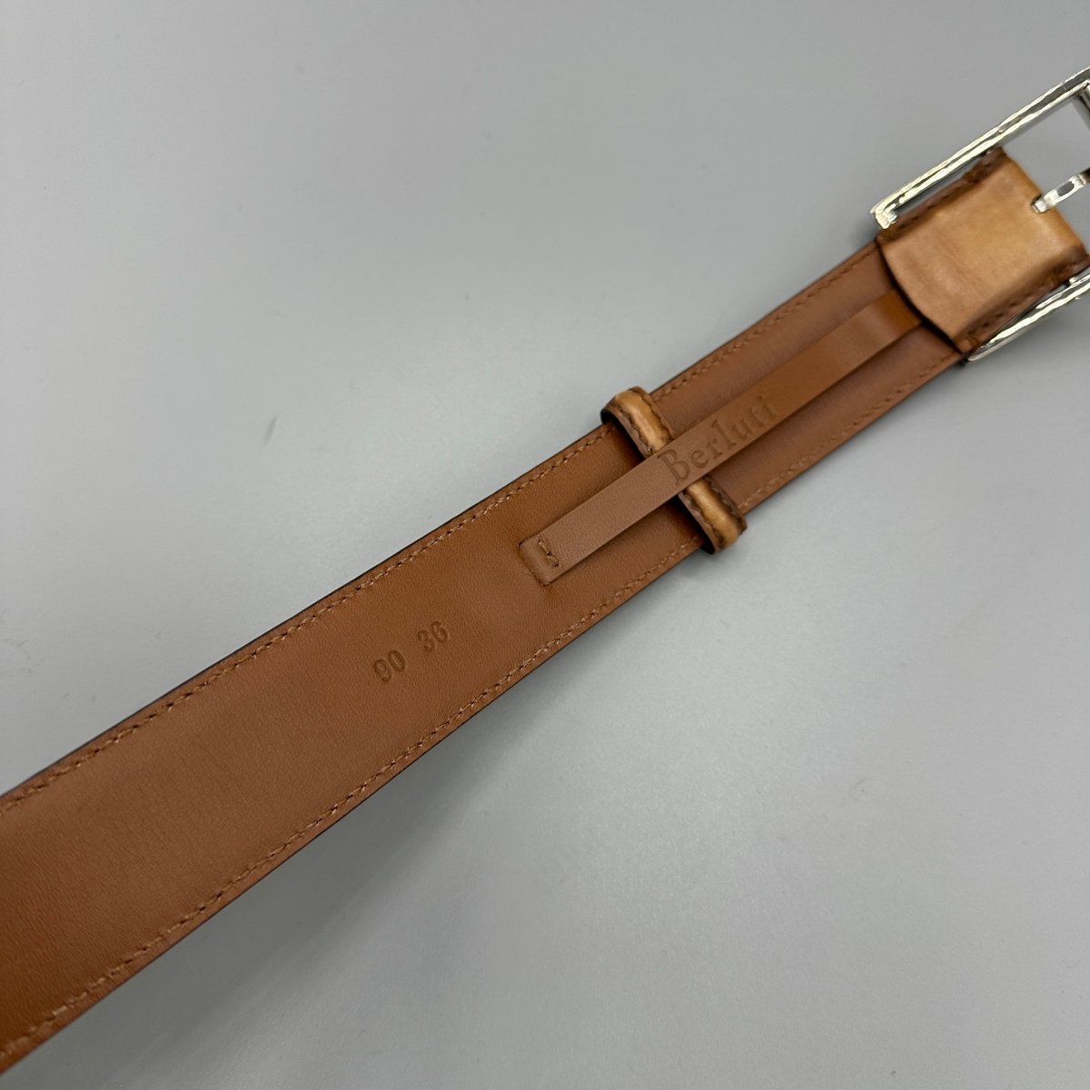 Ceinture beige Berluti - Le Beau Gustave