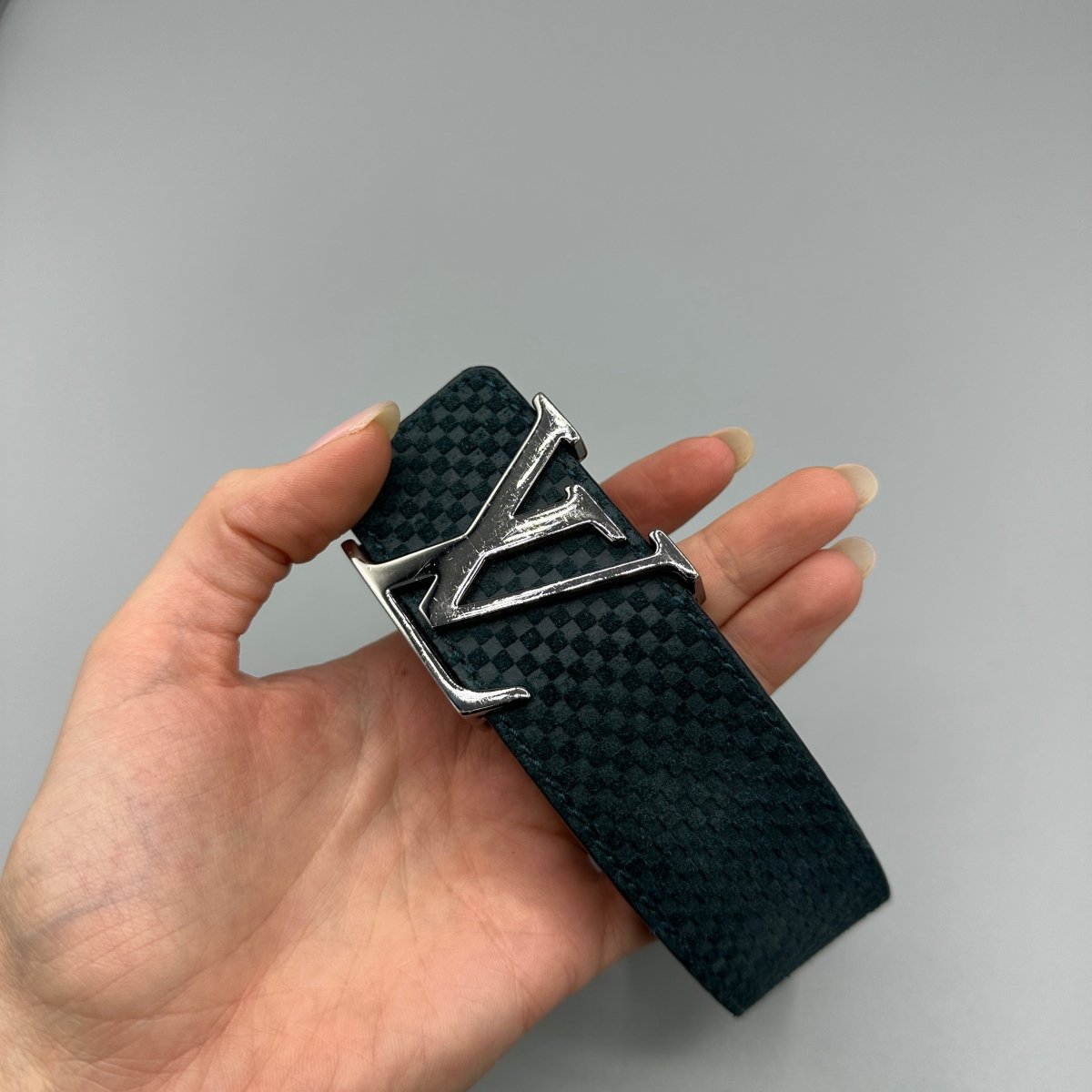 Ceinture damier Louis Vuitton - Le Beau Gustave