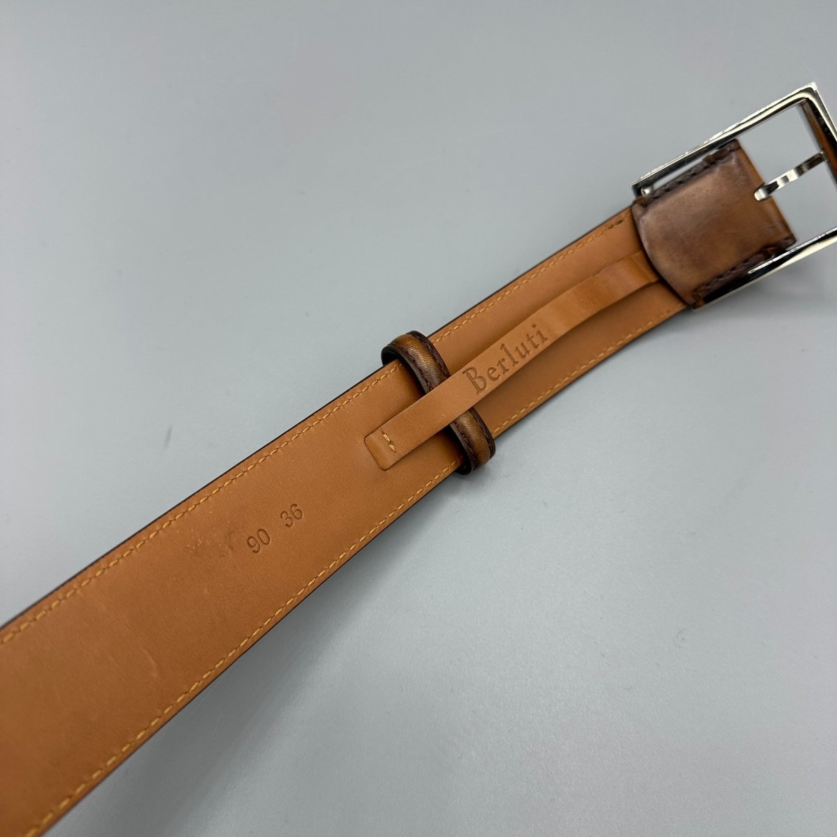 Ceinture marron Berluti - Le Beau Gustave