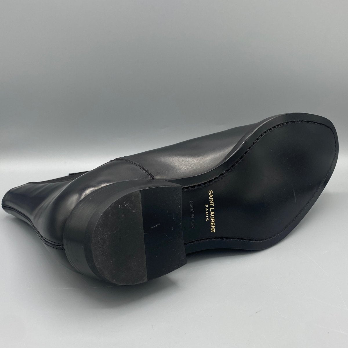 Chelsea boots Saint Laurent noires - Le Beau Gustave