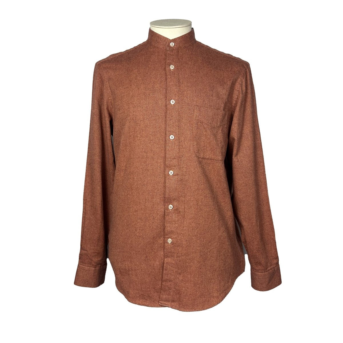 Chemise flanelle orange Harrisson - Le Beau Gustave