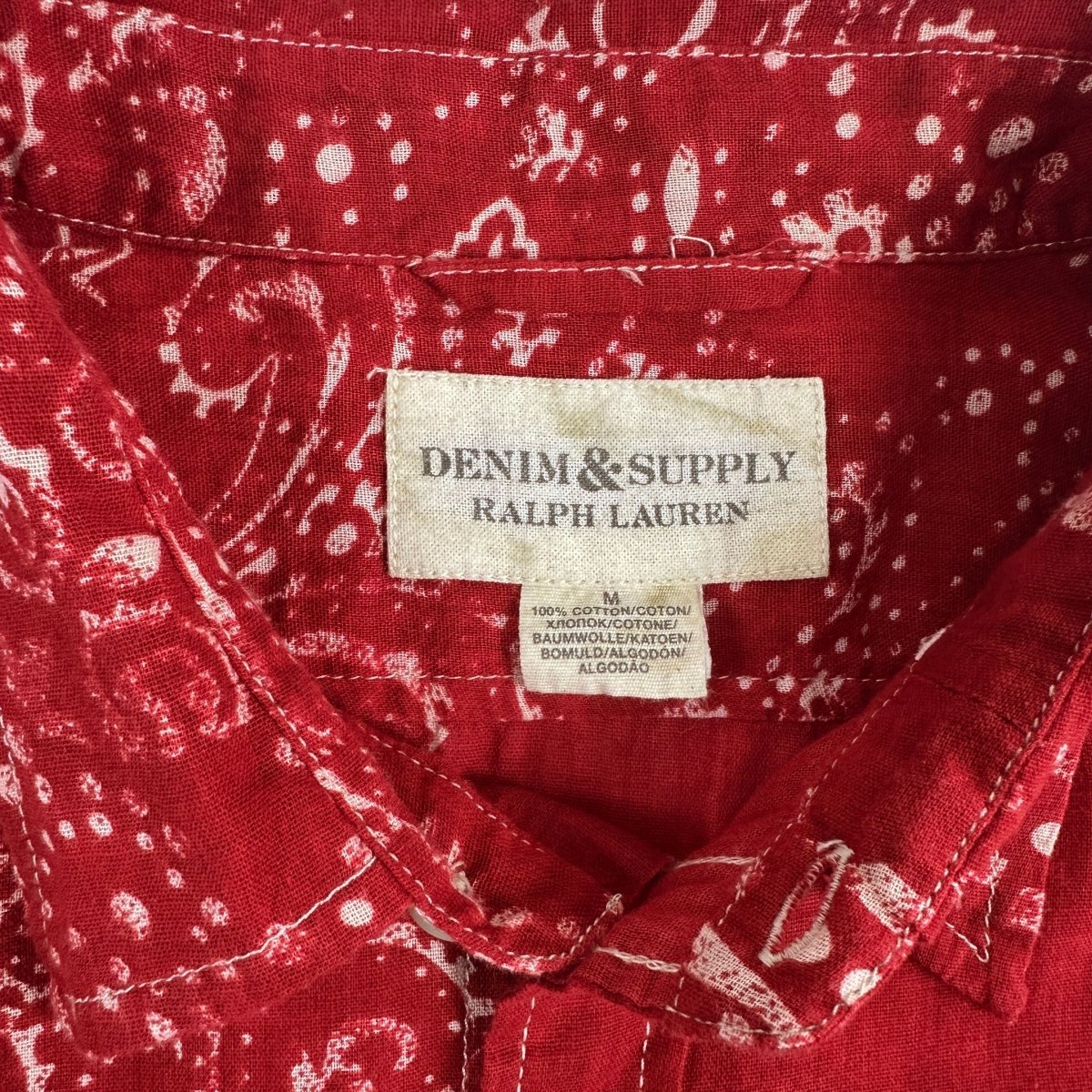 Chemise rouge Denim & Supply Ralph Lauren - Le Beau Gustave