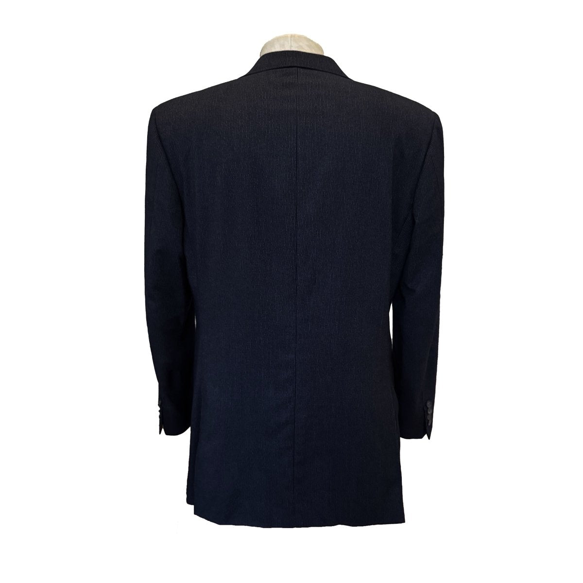 Costume 2 pièces Christian Dior bleu marine finement rayé - Le Beau Gustave