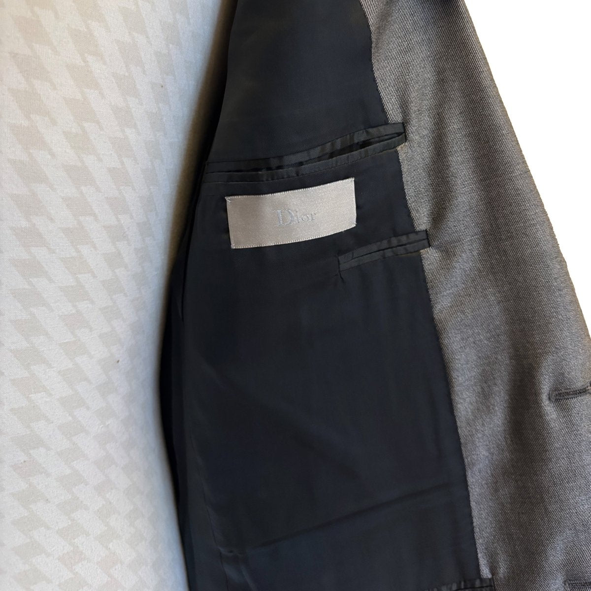 Costume 2 pièces Dior gris acier - Le Beau Gustave