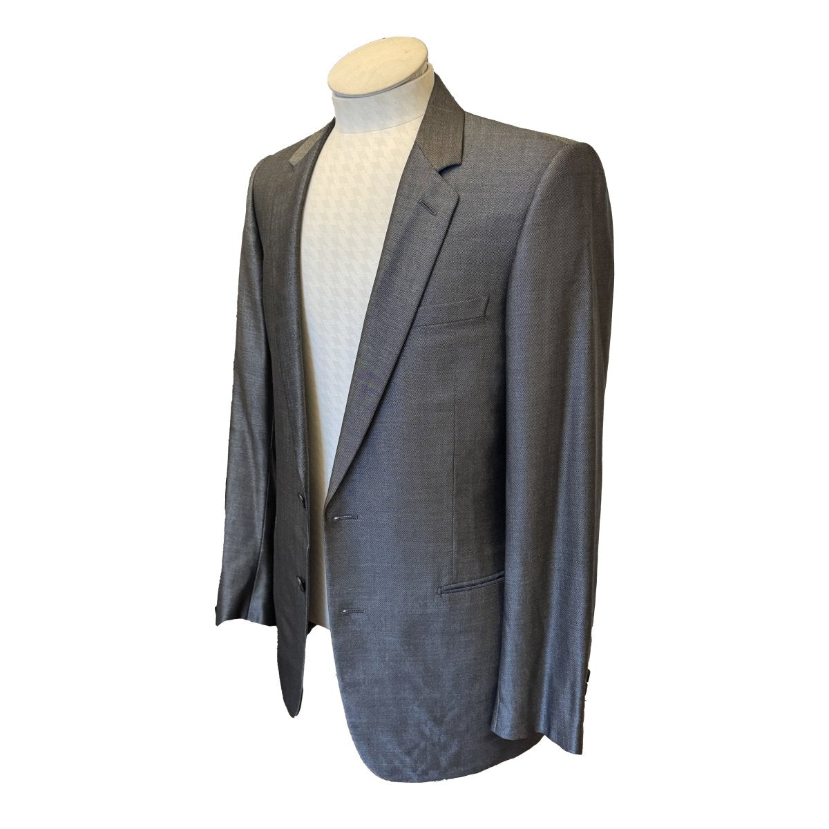 Costume 2 pièces Dior gris acier - Le Beau Gustave