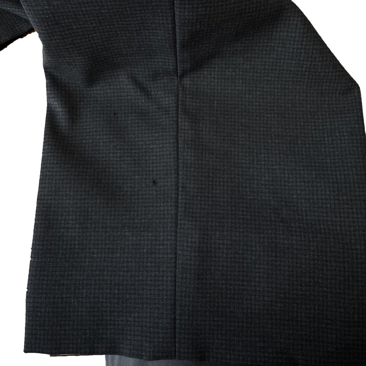Costume 2 pièces Dior gris anthracite à micro carreaux - Le Beau Gustave