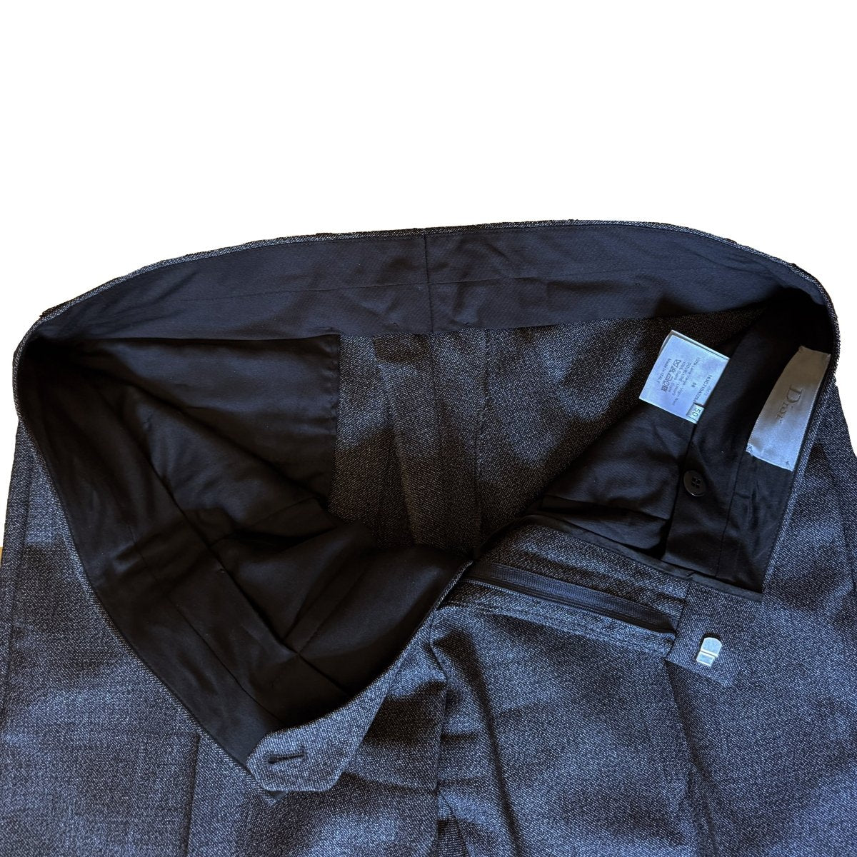Costume 2 pièces Dior gris en laine vierge - Le Beau Gustave