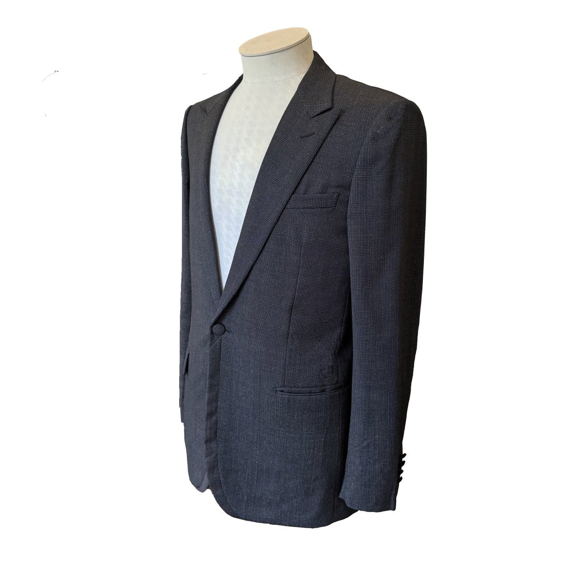 Costume 2 pièces Dior Prince-de-Galles anthracite - Le Beau Gustave