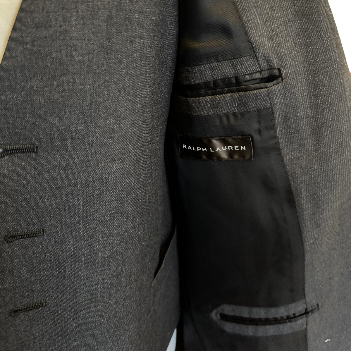 Costume 3 pièces Ralph Lauren Black Label gris anthracite - Le Beau Gustave