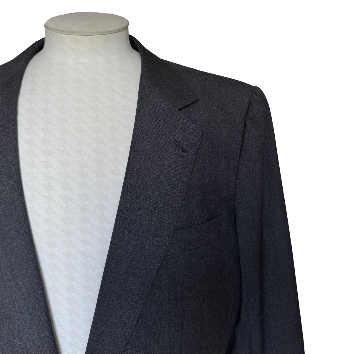Costume Cifonelli sur mesure gris anthracite - Le Beau Gustave