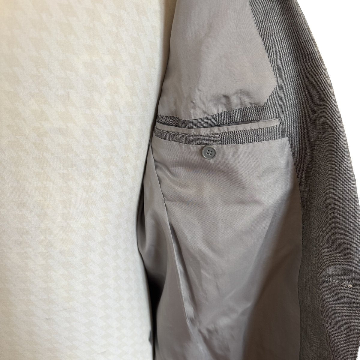 Costume Cifonelli sur mesure gris chiné - Le Beau Gustave