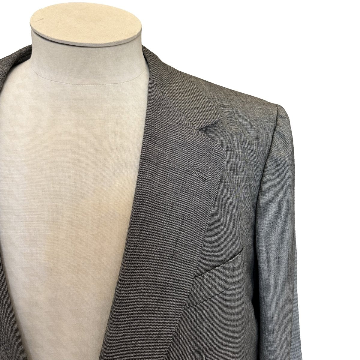 Costume Cifonelli sur mesure gris chiné - Le Beau Gustave