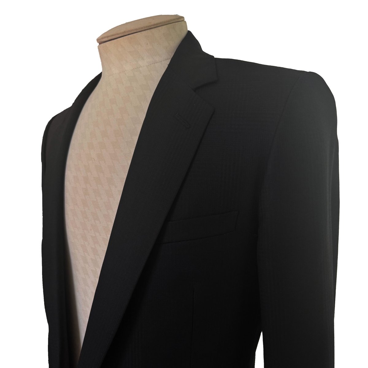 Costume Dior anthracite Prince de Galles ton sur ton - Le Beau Gustave