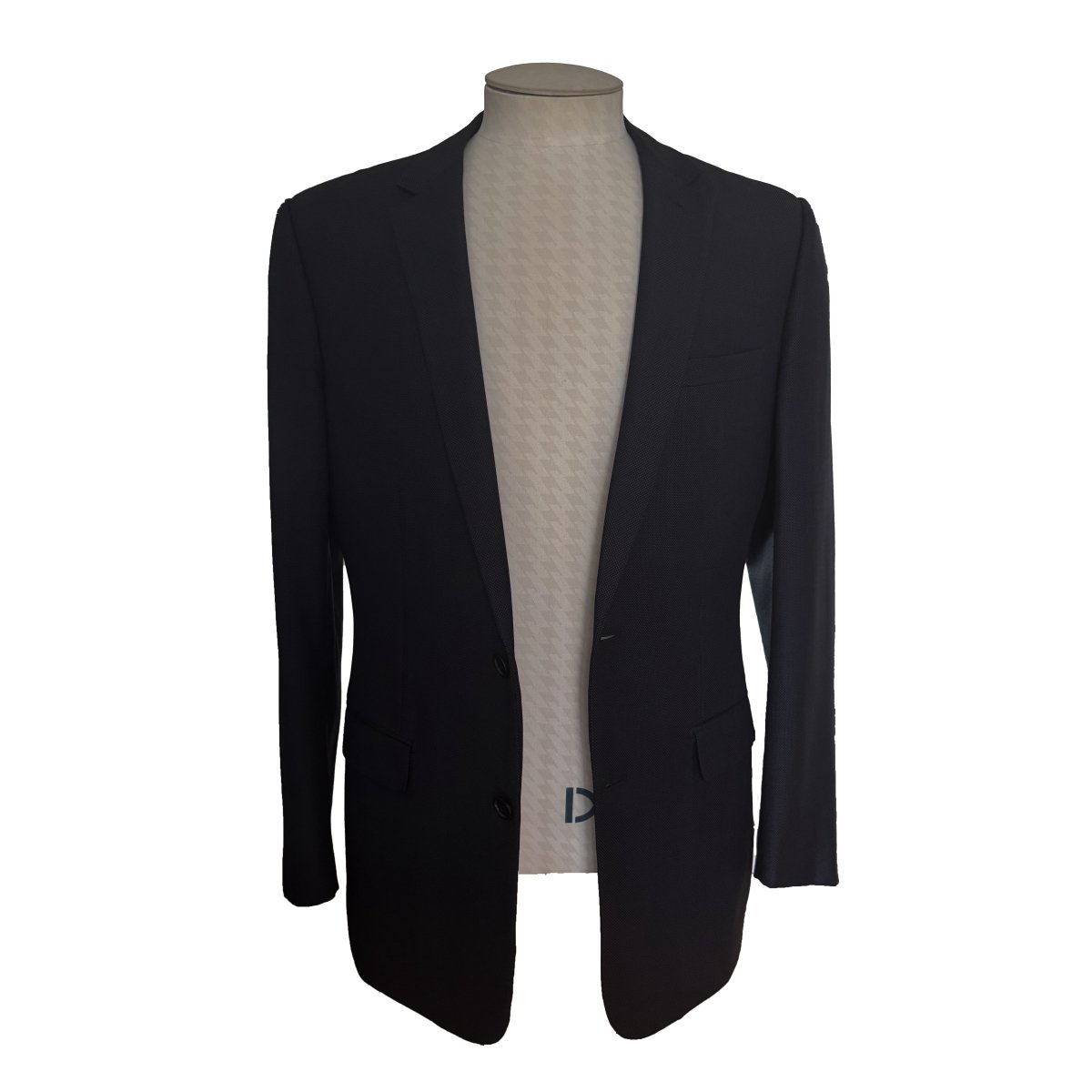 Costume Dior bleu marine à tissu texturé - Le Beau Gustave