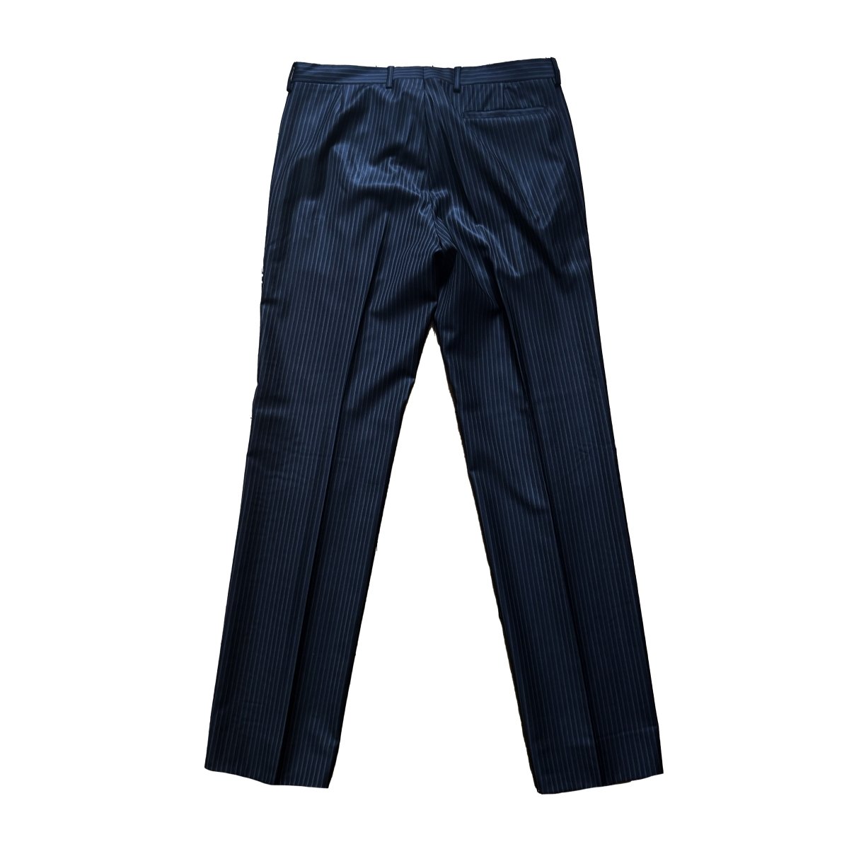 Costume Dior noir rayure banquier - Le Beau Gustave