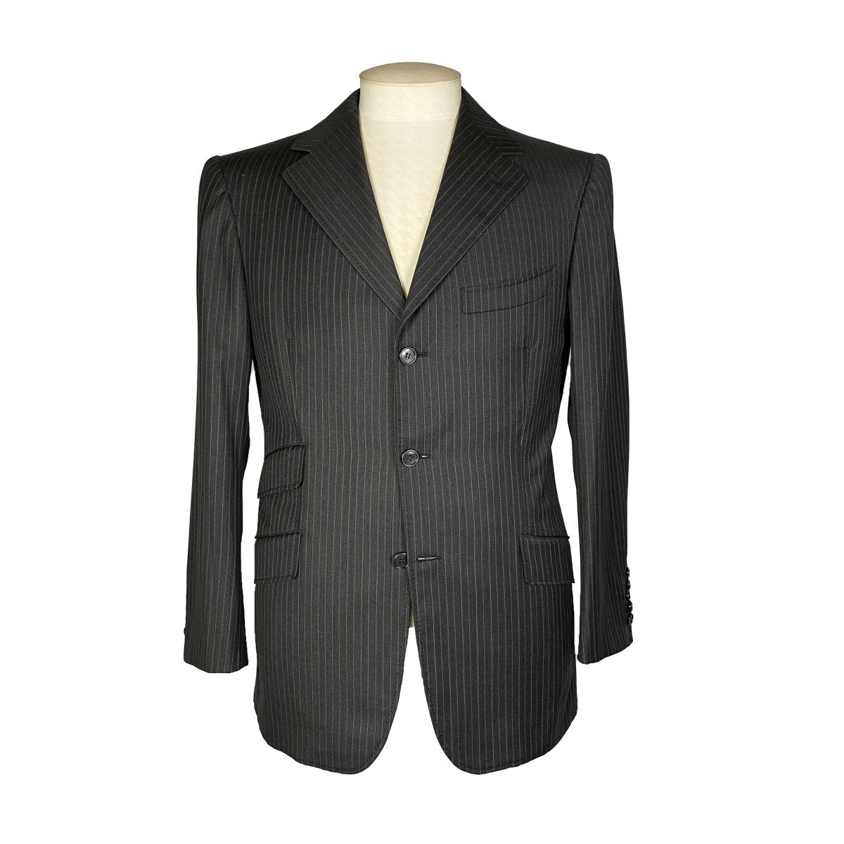 Costume gris à rayures Gaetano Aloisio - Le Beau Gustave