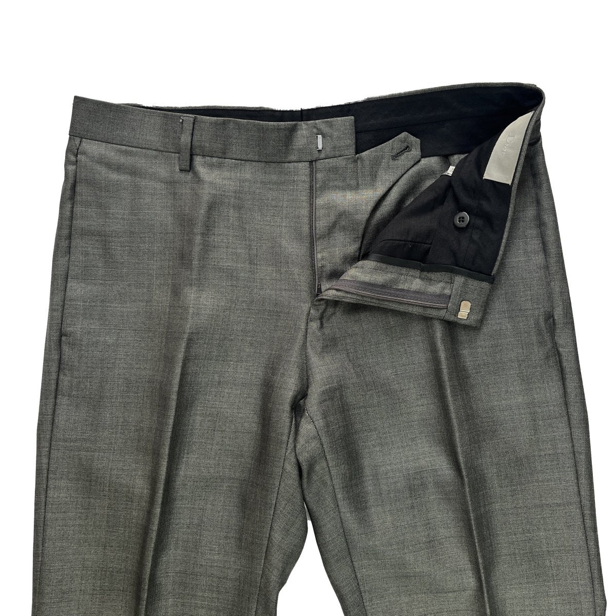 Costume gris prince de galles Dior - Le Beau Gustave