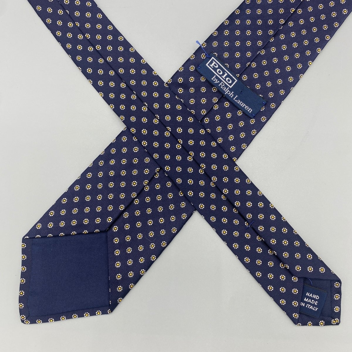 Cravate bleu Ralph Lauren - Le Beau Gustave