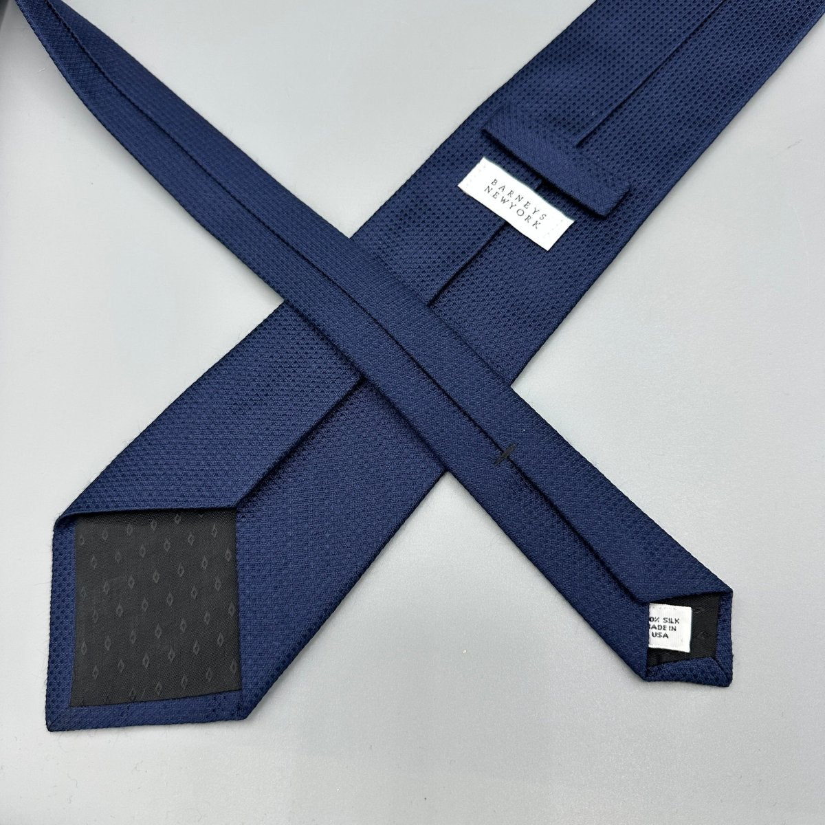 Cravate bleue Barneys New York - Le Beau Gustave