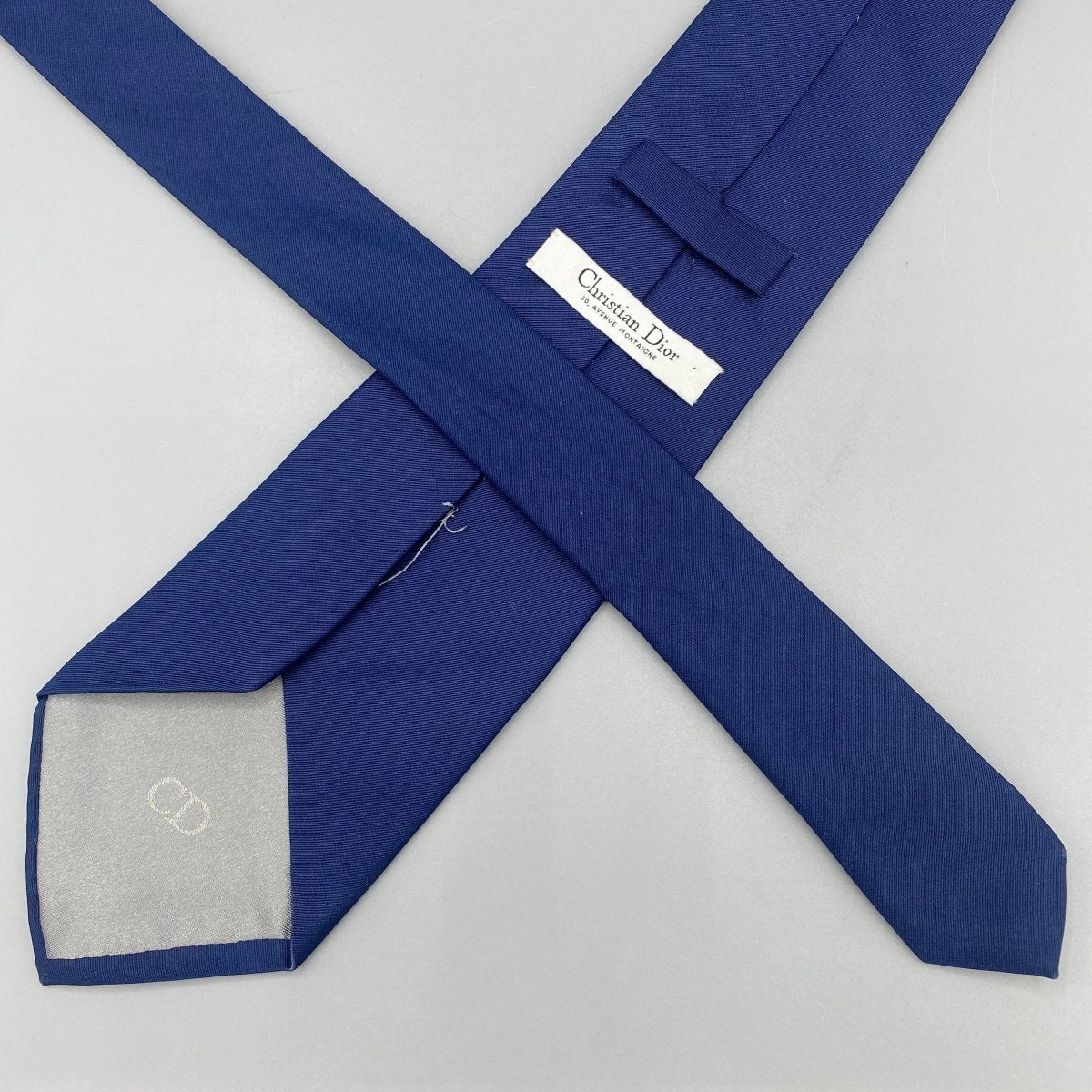 Cravate bleue Christian Dior - Le Beau Gustave