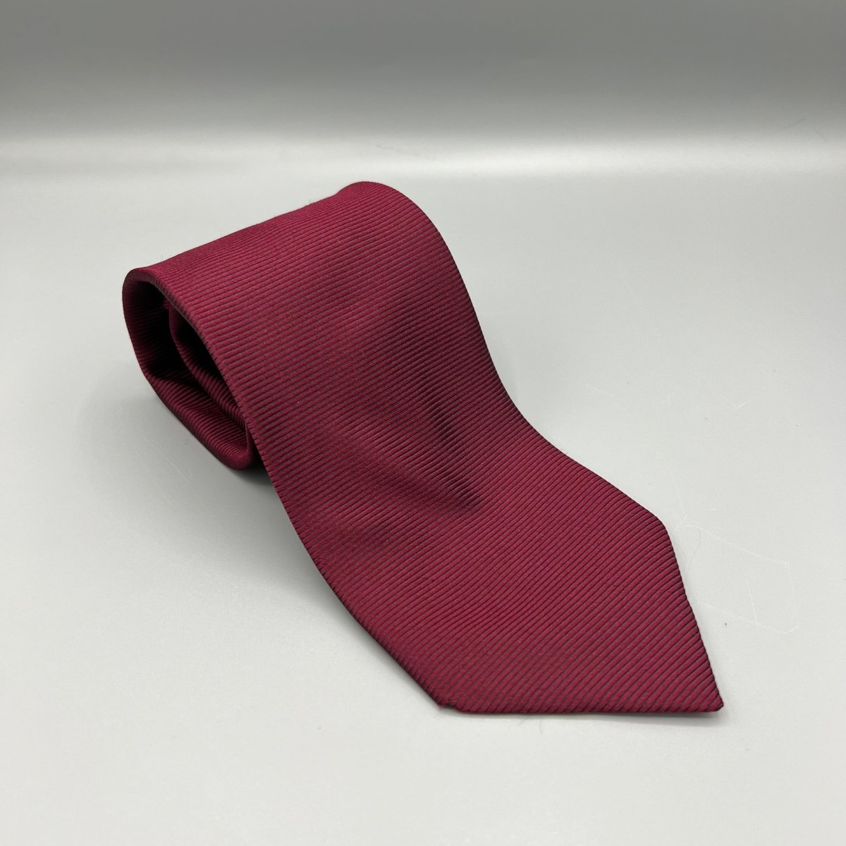 Cravate bordeaux texture Atelier della cravatta - Le Beau Gustave