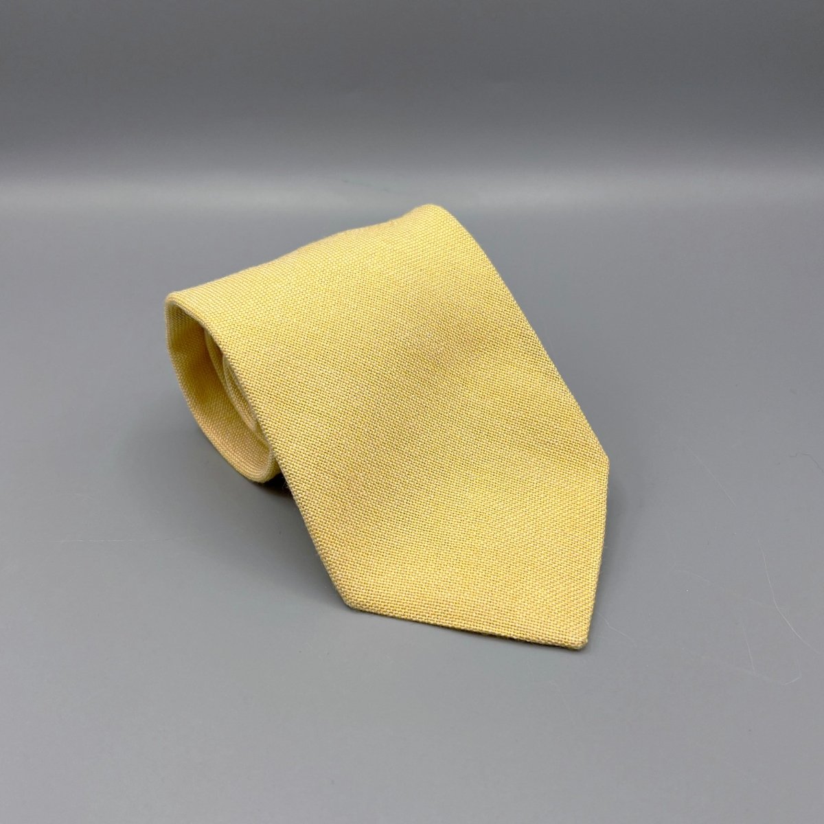 Cravate jaune Ermenegildo Zegna - Le Beau Gustave
