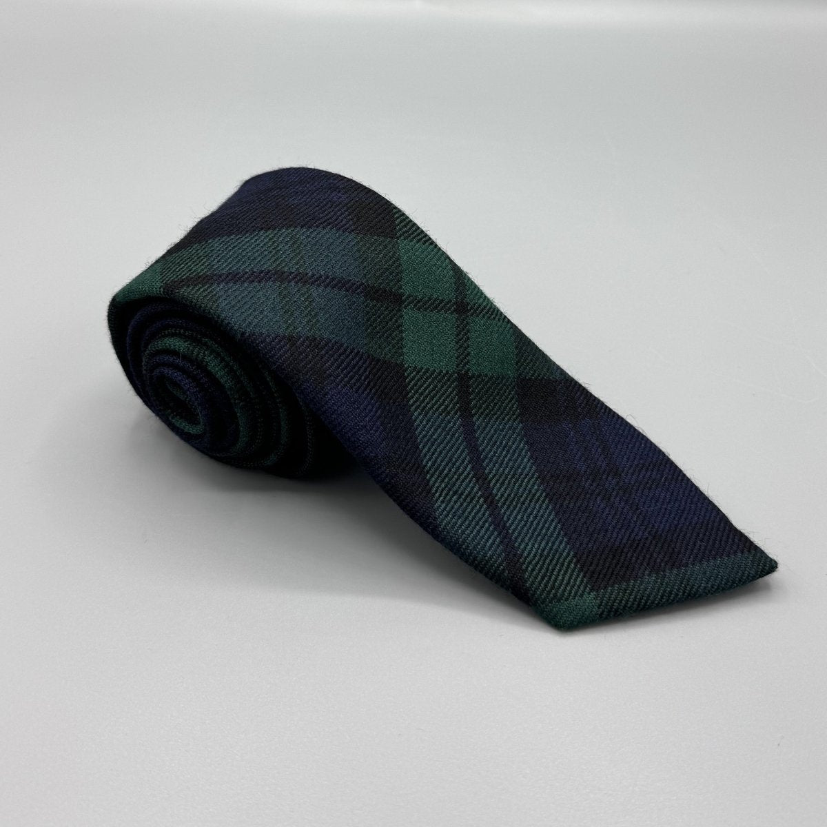 Cravate Polo Ralph Lauren tartan vert et bleu marine - Le Beau Gustave