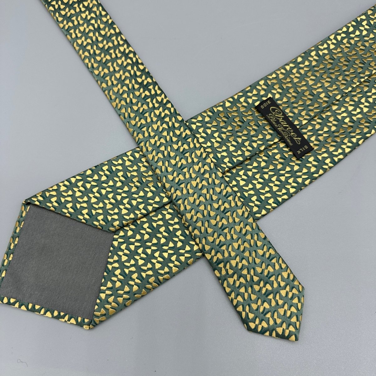 Cravate verte Charvet - Le Beau Gustave