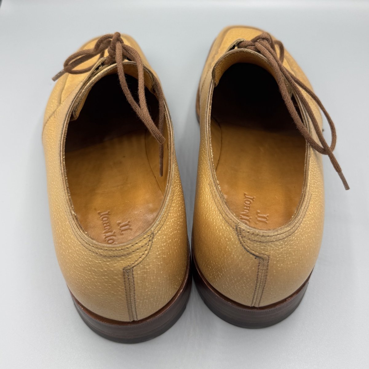 Derbies John Lobb marron clair - Le Beau Gustave