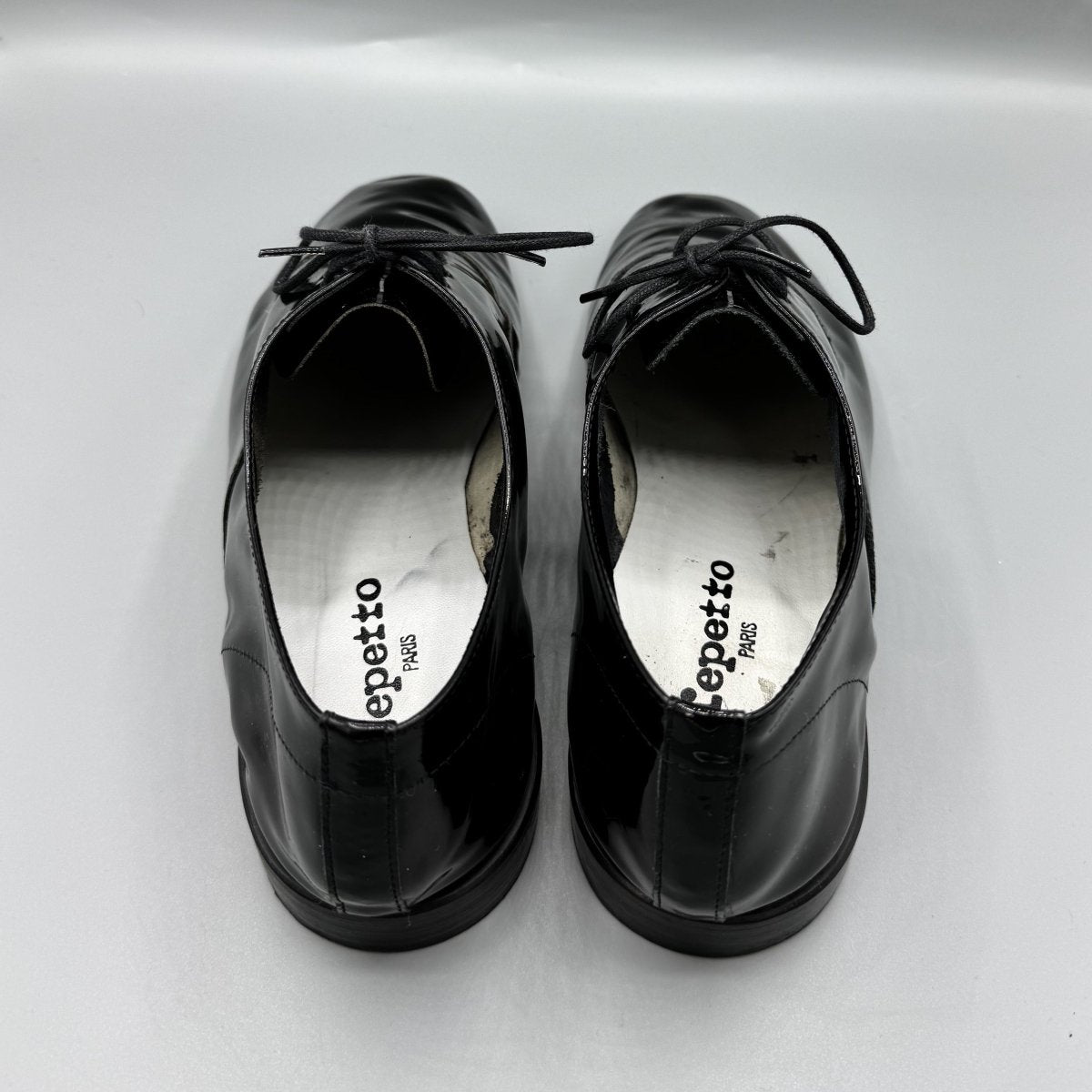 Derbies Repetto Zizi Soft en cuir vernis noir - Le Beau Gustave