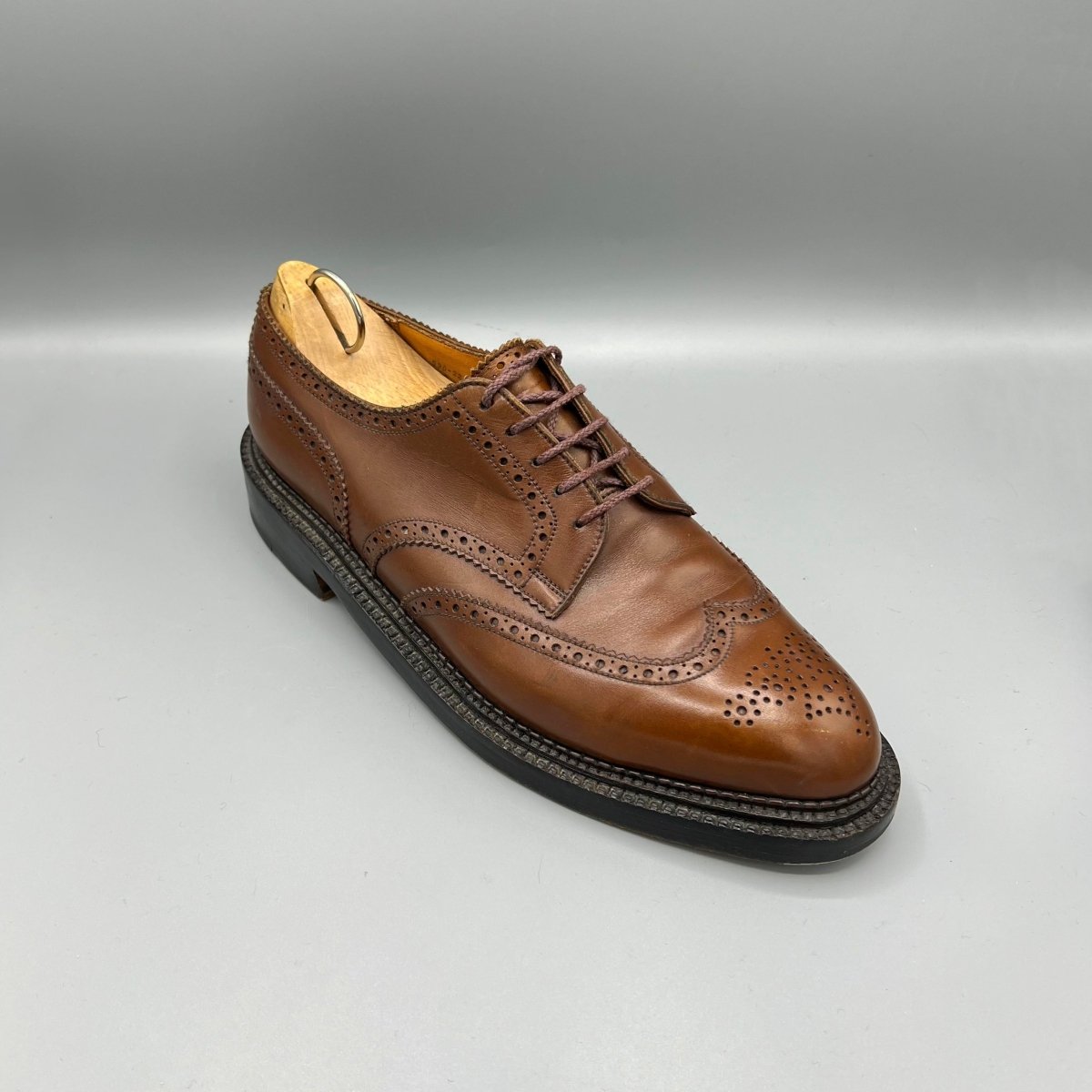 Derbies triple semelle J.M. Weston marron cognac - Le Beau Gustave