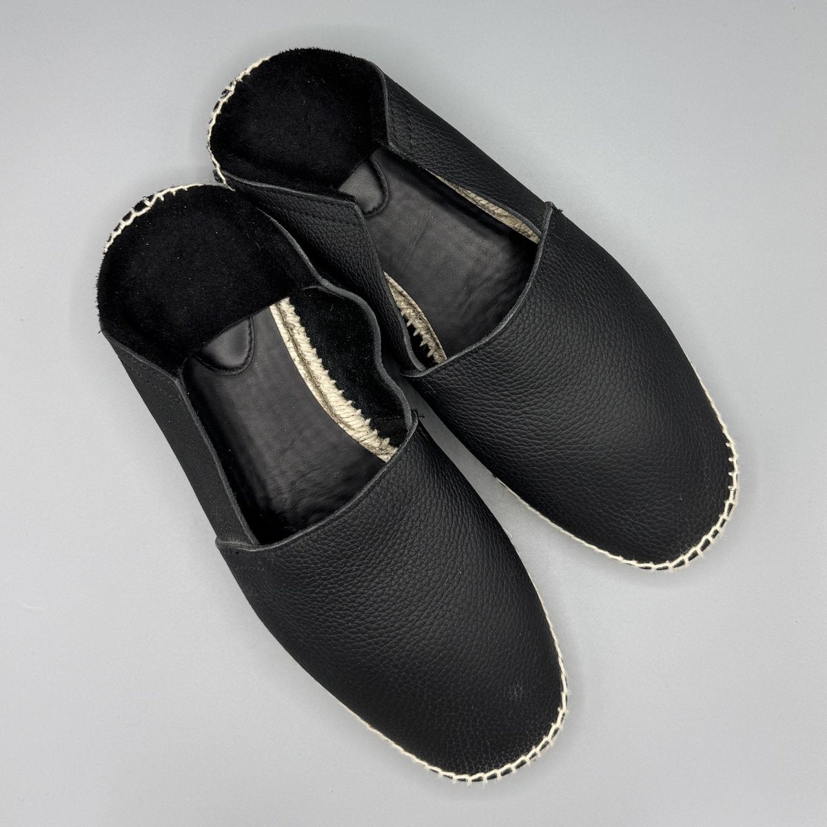 Espadrilles Dior noires en cuir - Le Beau Gustave