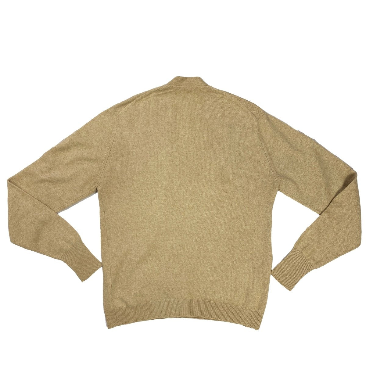Gilet Hilditch & Key beige en cachemire - Le Beau Gustave