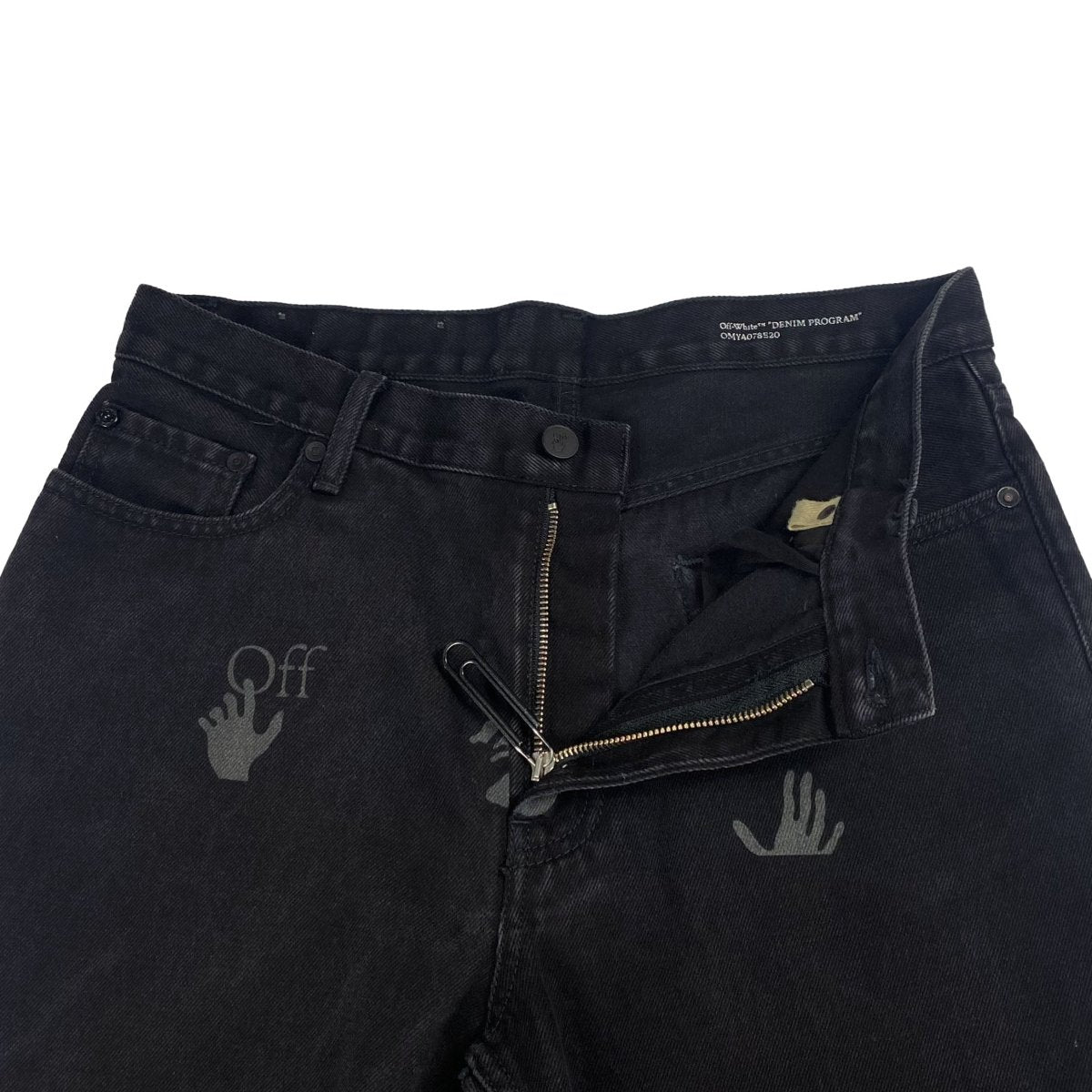 Jean noir Off - White - Le Beau Gustave