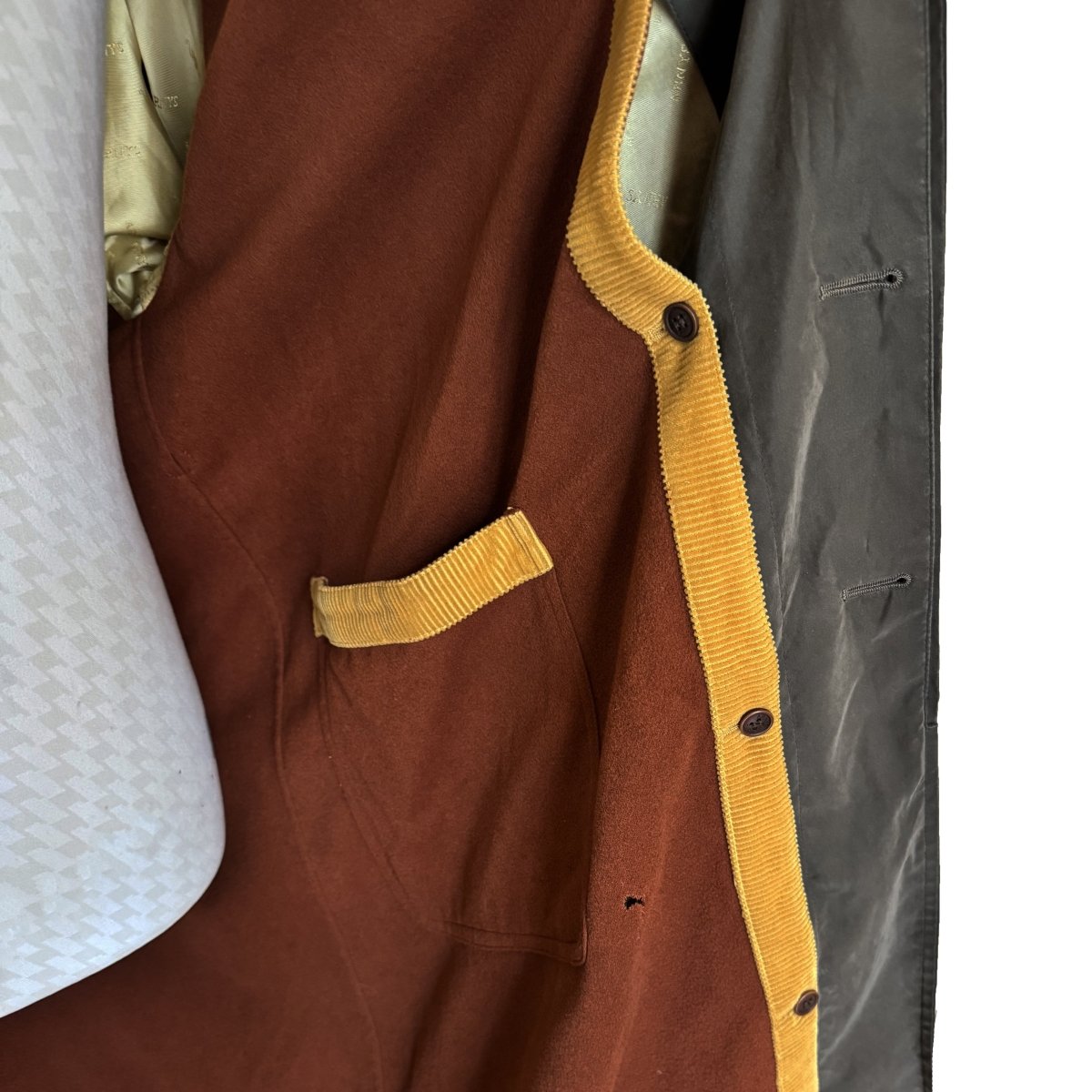 Manteau Arnys gris taupe avec doublure chaude amovible - Le Beau Gustave