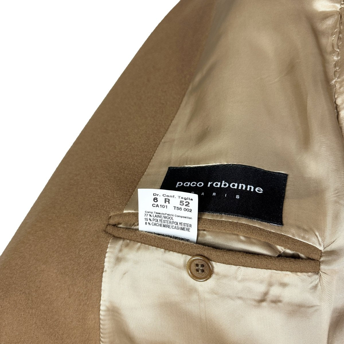 Manteau croisé Paco Rabanne - Le Beau Gustave
